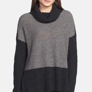 Eileen Fisher Color Block Cowl Neck